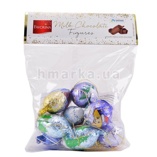Фото Шоколадные конфеты - шарики на ёлку Favorina, 100 г № 1