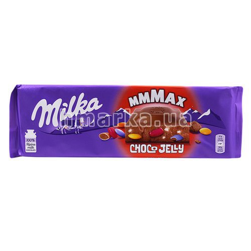 Фото Большая шоколадка MILKA Choco Jelly, 300 г № 1