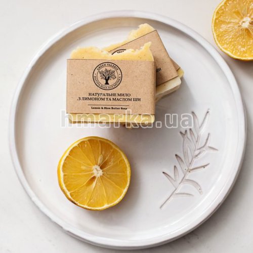 Фото Натуральное мыло Лимон и Масло Ши Green Valerie, 100 г № 4