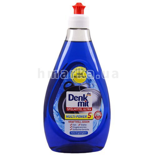 Фото Концентрированное средство для мытья посуды Denkmit Multi Power 5, 500 мл № 1