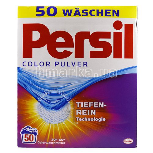 Фото Persil Color Pulver порошок для цвтеного белья, 3,25 кг № 1