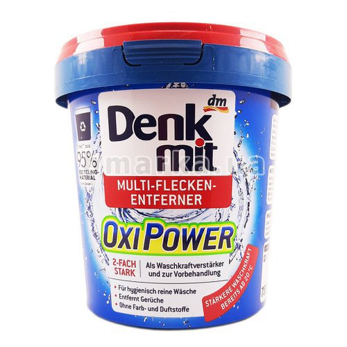 Фото Пятновыводитель Denkmit OXI Power для цветных тканей, 750 г № 2