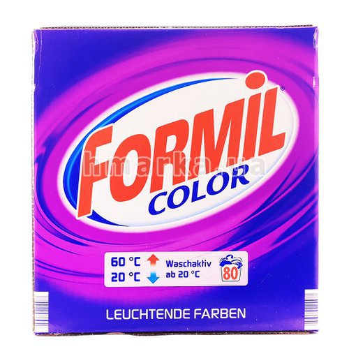 Фото Пральний порошок Formil Color для кольорової білизни, 5.2 кг № 1