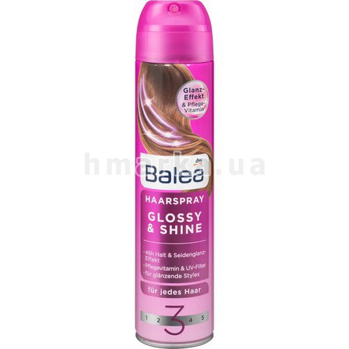 Фото Лак для волосся Balea Glossy & Shine, 300 мл № 2