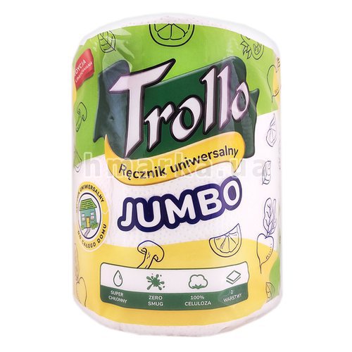 Фото Бумажные полотенца для кухни Trollo Jumbo Польша, 100 м № 1