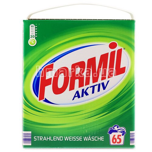 Фото Порошок Formil Aktiv для белых вещей, 4.225 кг № 1