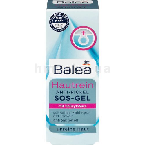 Фото Гель проти прищів SOS Balea skin clean, 15 мл № 4