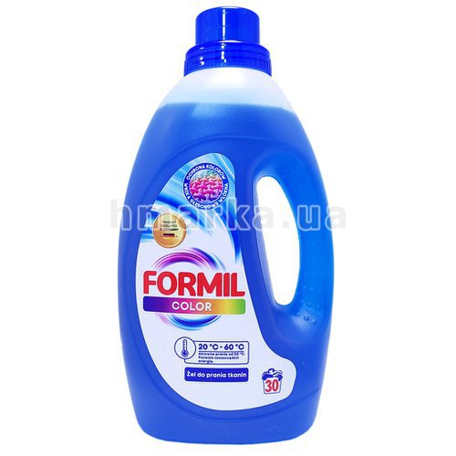 Фото Засіб для прання Formil "Color" для кольорової білизни на 30 прань, 1.5 л № 1