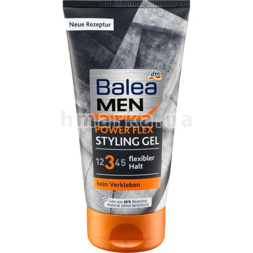 Фото Гель для укладки волос Balea MEN Styling Gel Power Flex, 150 мл № 1