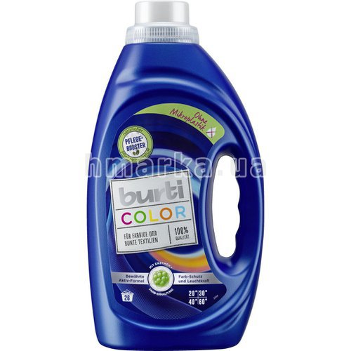 Фото Безфосфатний гель для прання кольорового одягу Burti Color, 26 прань,1,45 л № 1