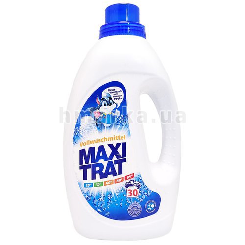 Фото Гель для прання Maxi Trat універсальний, 30 прань, 1.5 л № 1