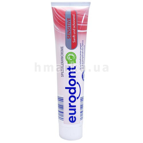 Фото Зубная паста Eurodont Sensetive для чувствительных зубов, 125 мл № 1