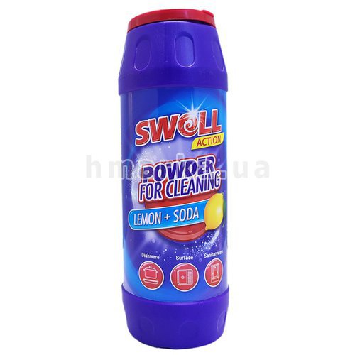 Фото Порошок для чистки Swell "Лимон+Сода", 500 г № 1