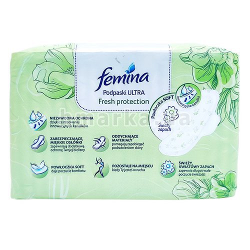 Фото Прокладки для інтимної гігієни Femina Fresh Ultra Normal, 20 шт. № 4