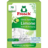 Бесфосфатные таблетки для посудомоечной машины Frosch Classic Limone, 70 шт.