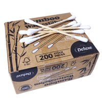 Бамбуковые ватные палочки Deluxe, 200 шт.