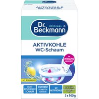 Пена для чистки унитаза с активированным углем Dr. Beckmann, 3 пакетика по 100 г