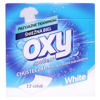 Салфетки отбеливающие OXY Снежный белый, 12 шт.