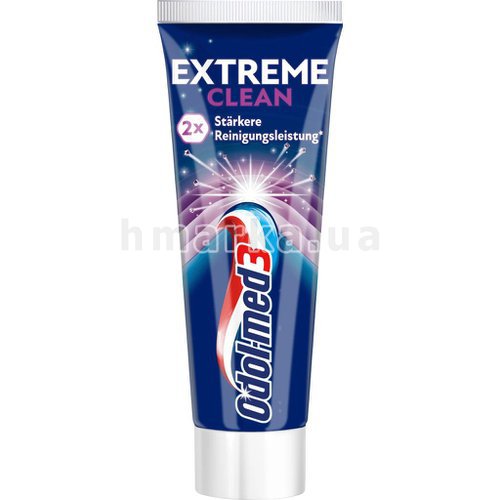 Фото Зубна паста Odol med 3 Extreme Clean, 75 мл № 2