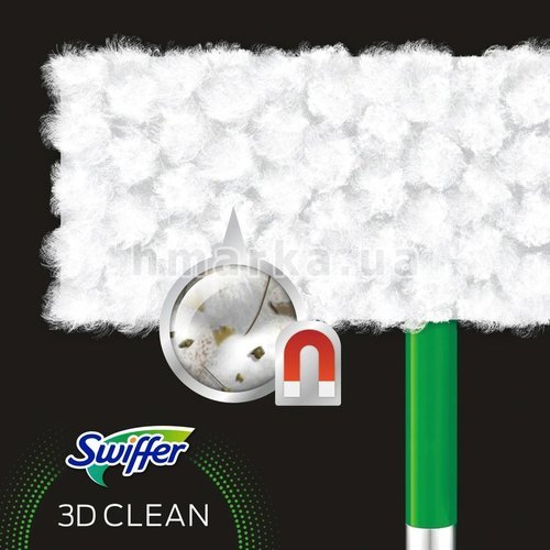 Фото Сухі ганчірки Swiffer Dry 3D Clean, 14 шт № 2