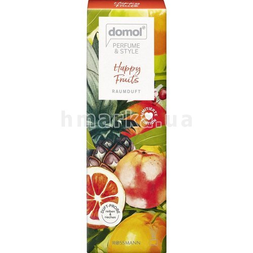 Фото Аромадифузор для приятного аромата помещений Domol Счастливый фрукт, 50 мл № 1