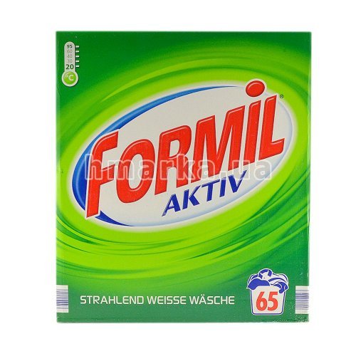 Фото Стиральный порошок Formil "Aktiv" для белых вещей, 4.875 кг № 1