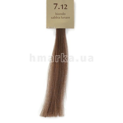 Фото Крем-краска для волос Brelil 7.12 лунно-песочный блонд, 100 мл № 1