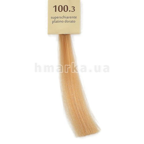 Фото Крем-краска для волос Brelil 100.3 суперосветлитель золотистая платина, 100 мл № 1
