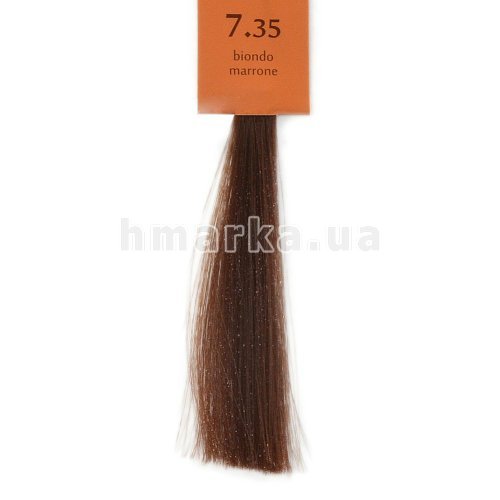 Фото Крем-краска для волос Brelil 7.35 коричневый блонд, 100 мл № 1