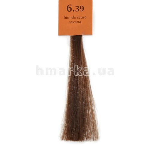 Фото Крем-краска для волос Brelil 6.39 темный блонд саванна, 100 мл № 1