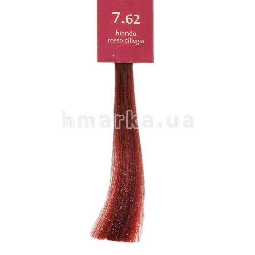 Фото Крем-краска для волос Brelil 7.62 вишнево-красный блонд, 100 мл № 1