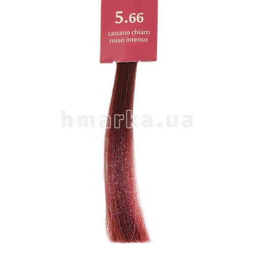 Фото Крем-краска для волос Brelil 5.66 светлый интенсивно-красный шатен, 100 мл № 1