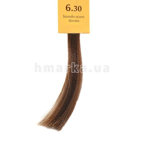 Фото Крем-краска для волос Brelil 6.30 темный золотистый блонд, 100 мл № 1