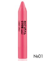 Блиск-олівець для губ LUMENE NC CANDY SMILE GLOSS STICK № 01, рожевий з перламутром, 1.8 г