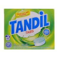 Стиральный порошок Tandil "Glättet die fasern" в таблетках для белого белья, 36 шт.