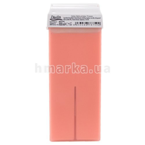 Фото Воск жирорастворимый для депиляции Danila (розовый) в картиридже, для чувствительной кожи, 100 мл № 1
