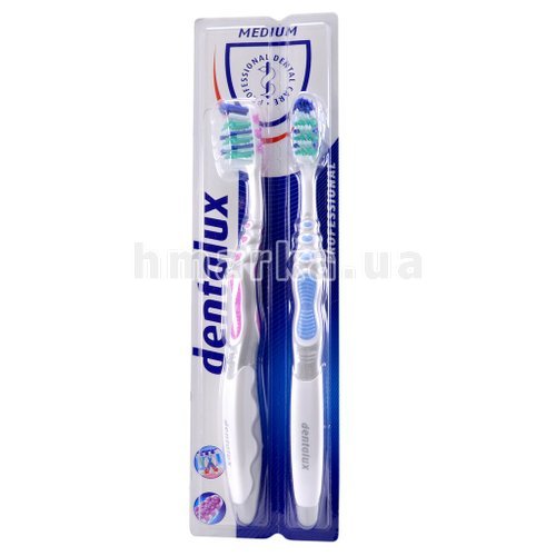 Фото Зубная щетка Dentalux "Профессиональная" средняя, 2 шт. № 3