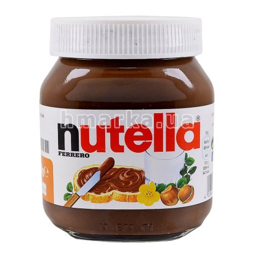 Фото Шоколадный крем Nutella с ореховым вкусом, 500 г № 1