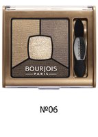 Bourjois SMOKY STORIES тени для глаз "квадро", 06-коричнево-бронзовая гамма, 3,2 г