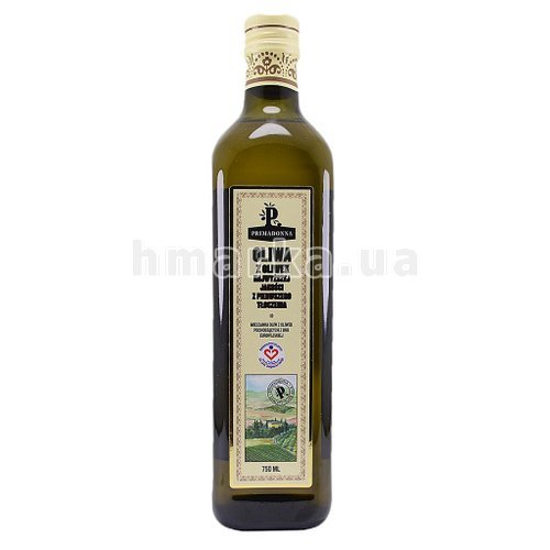 Фото Оливкова олія Primadonna найвищої якості першого віджиму, 750 мл № 1