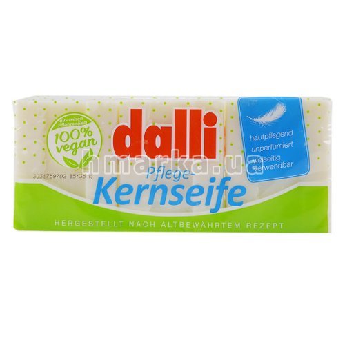 Фото Натуральное мыло без запаха Dalli, 3 шт. по 125 г № 1