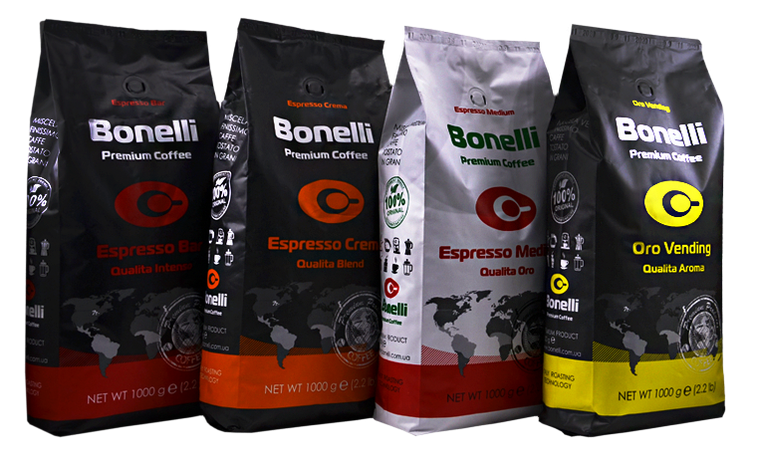 Італійська кава Bonelli - краща кава в зернах 100% арабіка