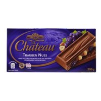 Шоколад Chateau "Trauben Nuss" с цельным орехом и изюмом, 200 г