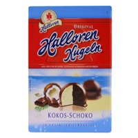 Конфеты Halloren Kugeln "Кокос и шоколад", 125 г