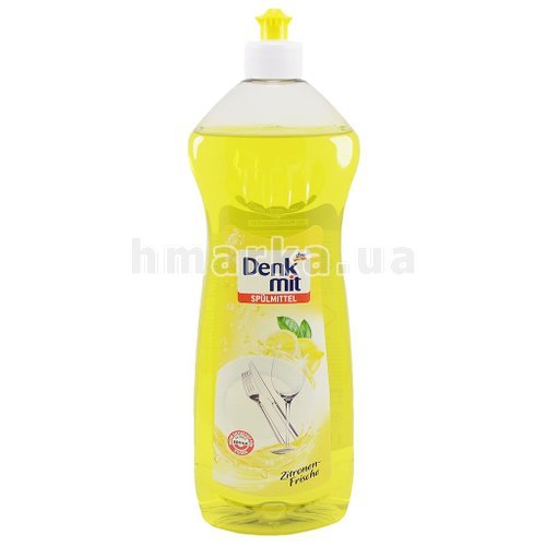 Фото Засіб для миття посуду Denkmit "Лимонна свіжість",1 л № 4