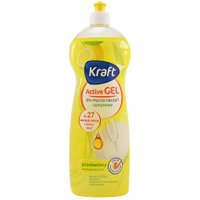Жидкое средство для мытья посуды Kraft "Лимон", 1 л