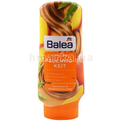 Фото Бальзам для волосся Balea "Манго та Алое Вера" для сухого та пошкодженого волосся, 300 мл № 1