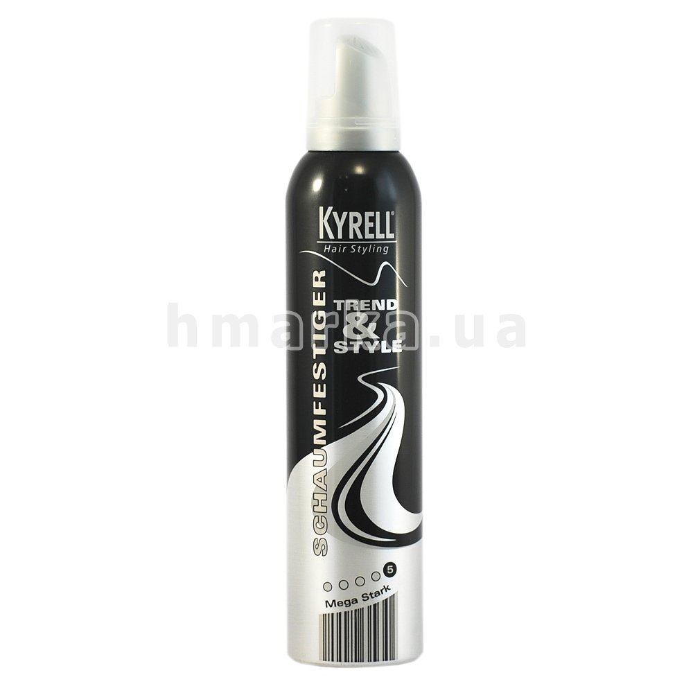 raket de sennep Купить Пена для волос Kyrell "Trend & Style мега сильная фиксация", 250 мл  оригинал - Хмарка