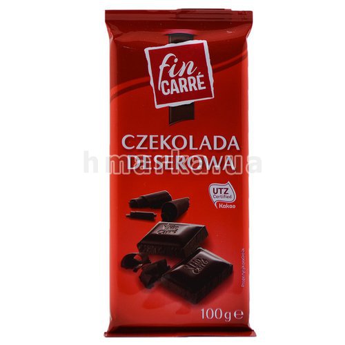 Фото Чорний десертний шоколад Fin Carre, 100 г № 1