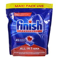Finish ALL IN 1 MAX таблетки для посудомийки, 45 шт.